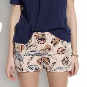 Madewell Leaf Print Shorts